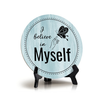Plaque de table avec support