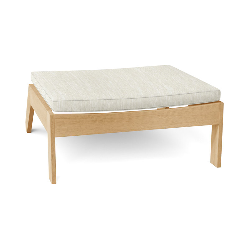 Repose-pieds Ashland Teak Adirondack - Teck naturel, Welt, Teck naturel, InsideOut® Rollo ‑ lin crème