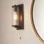 Orwin Steel Candle Wall Light-557804960