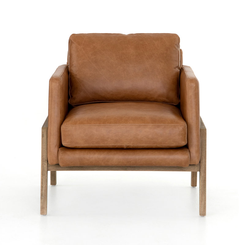Diana Club Chair, Sonoma Butterscotch Top Grain Leather