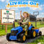 Tracteur pour enfant 12V avec remorque détachable, volant et jeu de roues durable pour enfants-130902198
