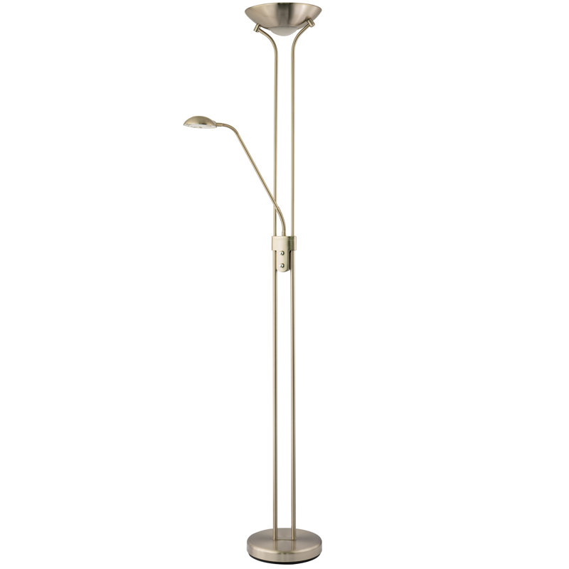 180cm LED Torchiere Floor Lamp, Brushed