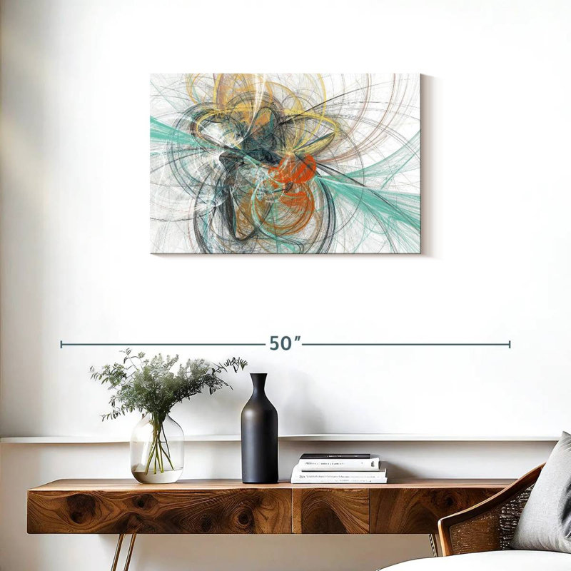 Avery Abstract String, 20" H x 30" W