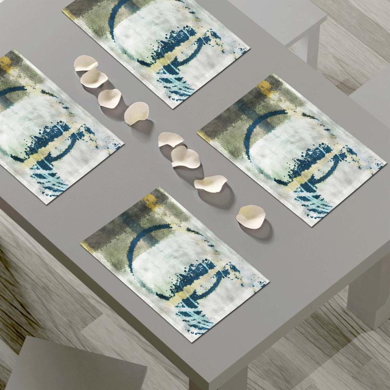 Napperon abstrait en polyester