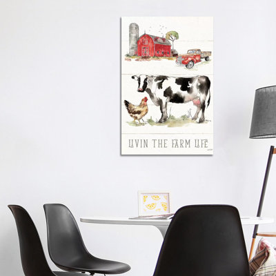 Country Life III by Anne Tavoletti - Wrapped Canvas Print