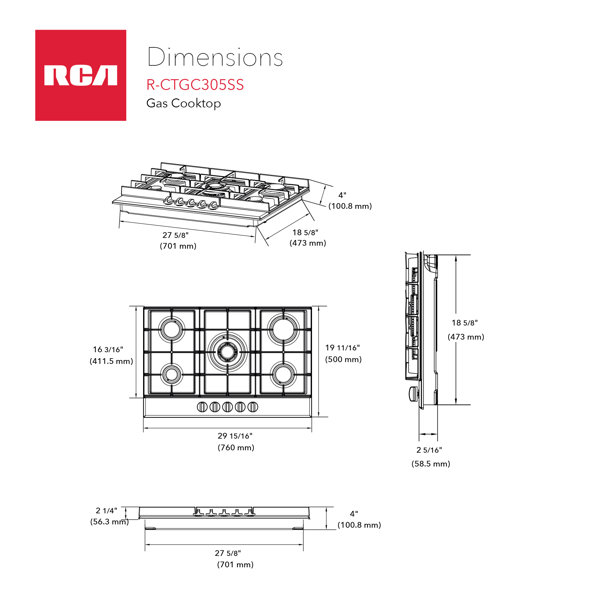 Dimensions du produit