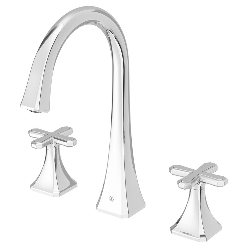 Belshire High Spout Widespread Bathroom Faucet, Polished Chrome