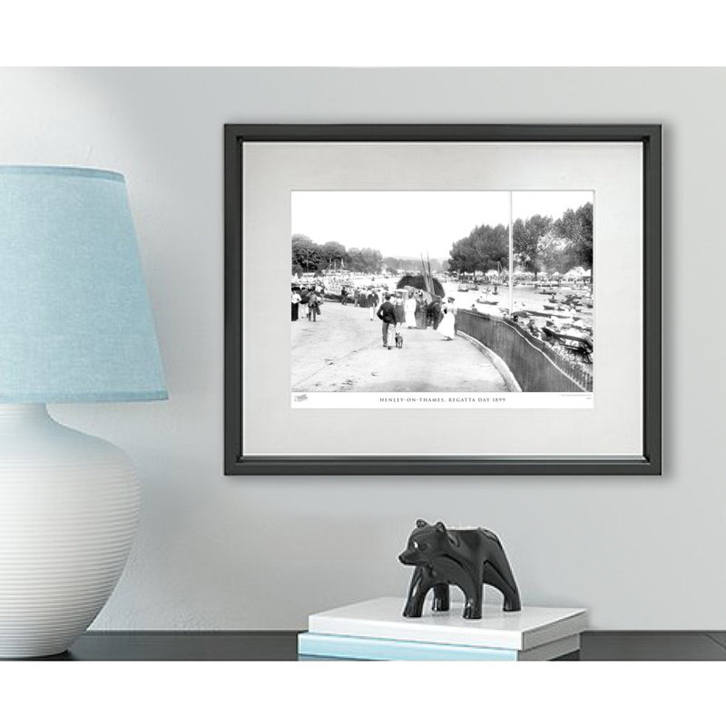 Henley On Thames, Regatta Day 1899 by Francis Frith - Single Picture Frame Print, 28cm H x 36cm W x 2.3cm D