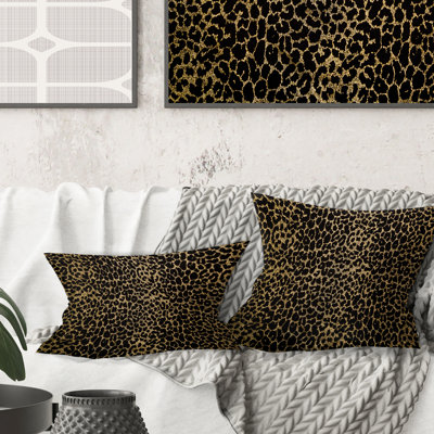 Fourrure léopard Safari V - Coussin lombaire