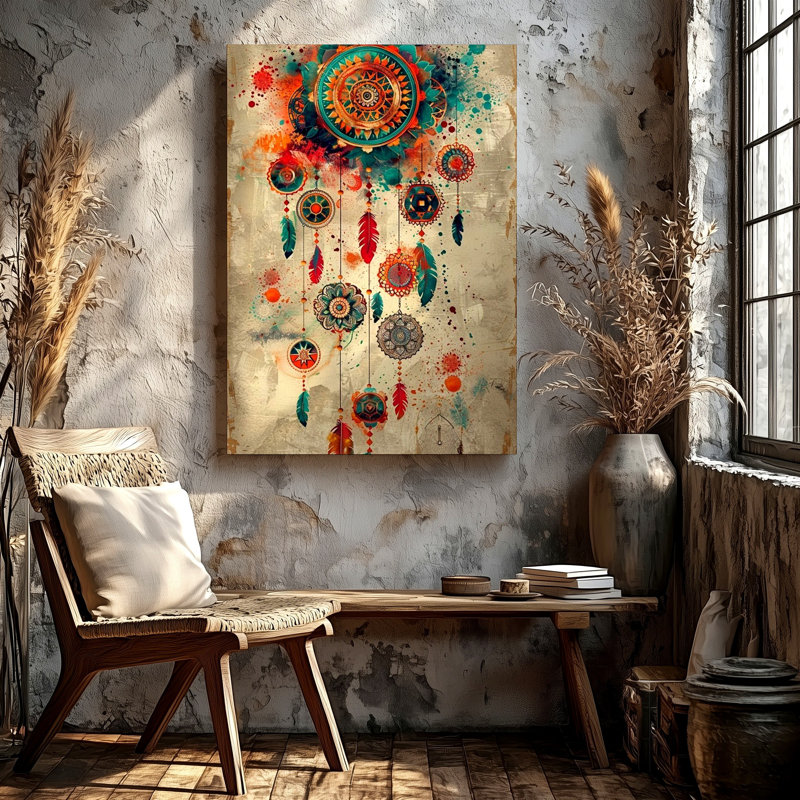 Impression sur toile Boho, H 30 po x l 20 po