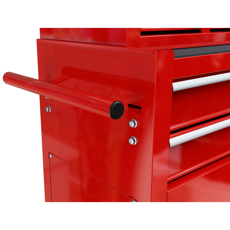 Ensemble de 8 tiroirs Dorcheer, Rouge