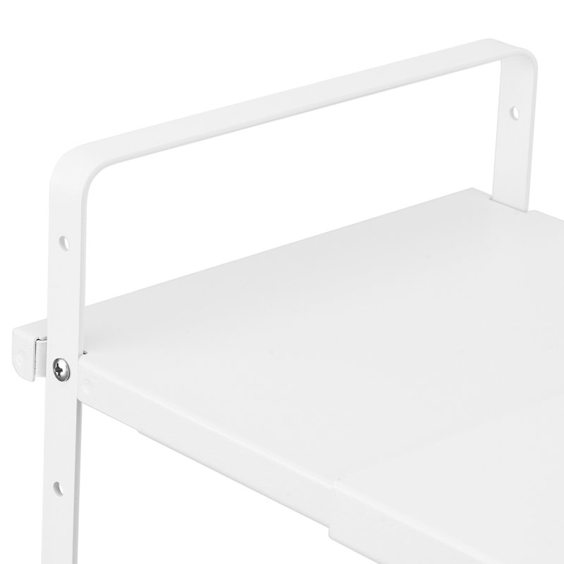 Étagère de cuisine en acier à 2 niveaux avec hauteur réglable, largeur extensible, conception empilable pour étagère à épices