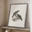 «Vintage Animal Print», reproduction encadrée en bois massif-1207535042