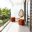 Repose-pieds repose-pieds carré en velours côtelé-911952816