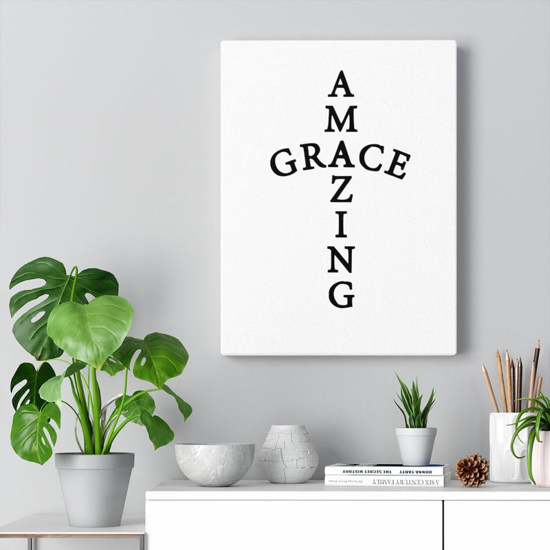Amazing Grace - Wrapped Canvas Print, 76cm H x 61cm W