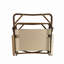 Ensemble de 4 chaises pliantes et portatives confortables avec cadre en aluminium, fauteuil de voyage Kermit