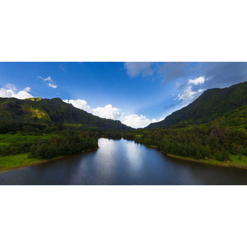 Bow Resevoir Print by Matias, Jason, White Single Picture Framed, 36'' H x 66'' W