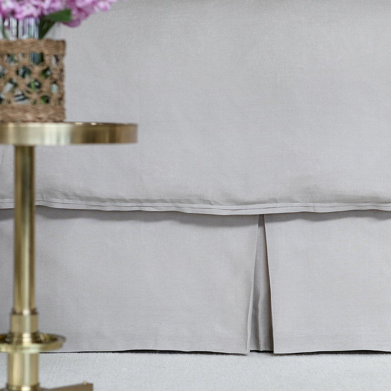 Bloom Tailored Wrap Around Bed Skirt, Raffia