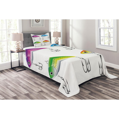 Fishing Coastal Coverlet