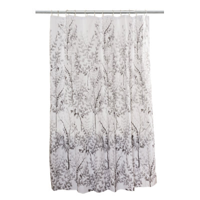 Rideau de douche simple en tissu Walter