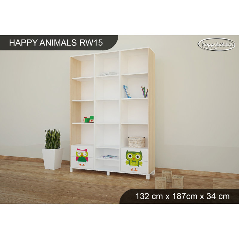 187cm H X 132cm W Kids Bookcase, Light Pear