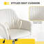 Chaise d'appoint moderne de bureau à domicile avec hauteur réglable en velours et roulettes réglables