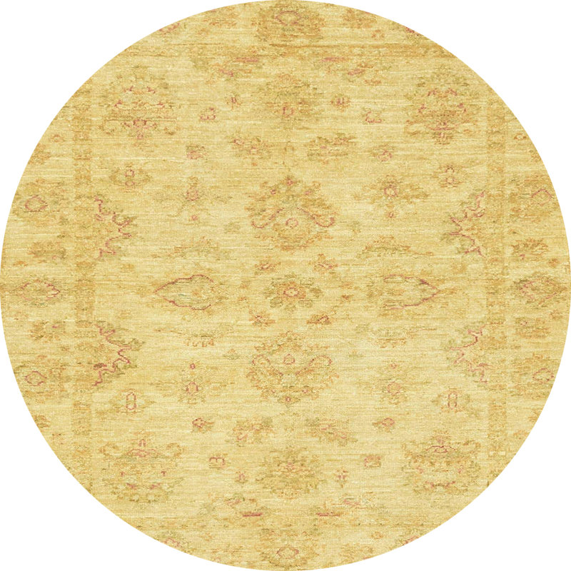 Abstract Indoor Rug, Round 3'