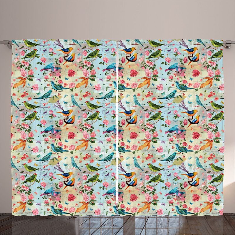 Semi Sheer Curtain Pair