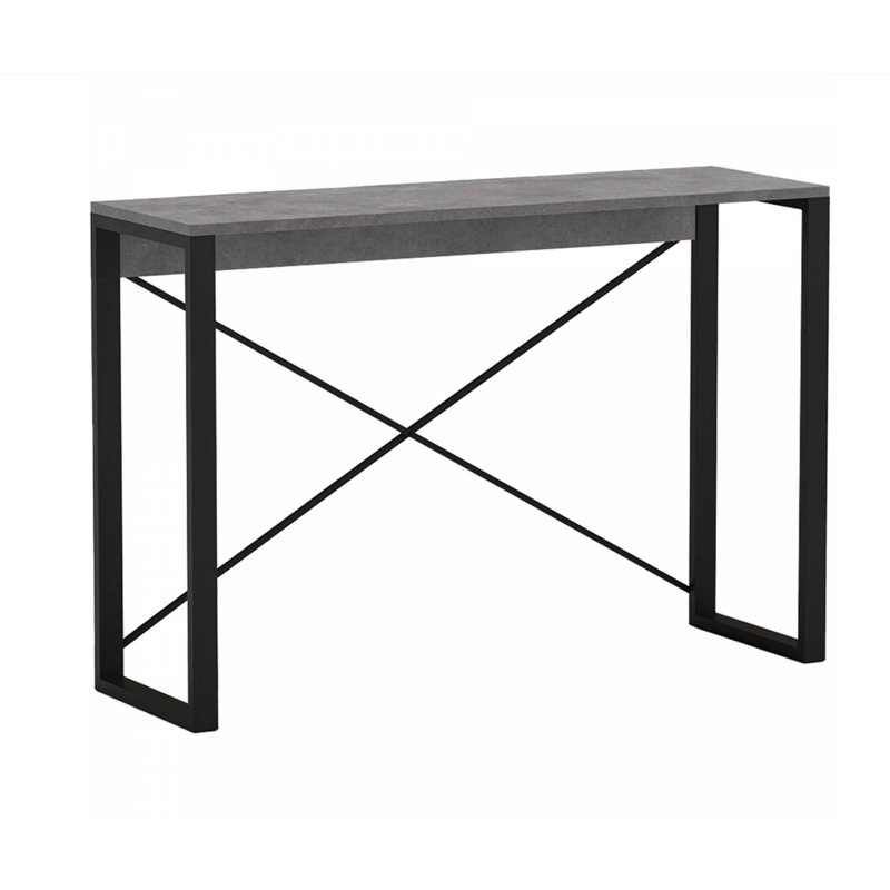Console 43,307 po Adrea, Gris rétro, Noir