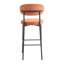 Upholstered Counter Stool with Metal Frame-294689688