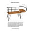 Banc de jardin en fer Lewis