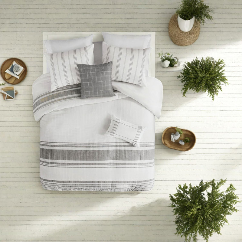 Ensembles de literie en jacquard de coton de qualité supérieure, style maison de campagne pour l'élégance de la chambre à coucher