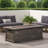 56'' Rectangular Outdoor 50,000 Btu Propane Fire Pit,Wood Pattern,Tank Cover Not Included-929331602