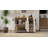 51" Fluted Kitchen Island With Drop Leaf