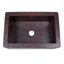 33'' L Single Bowl Copper Kitchen Sink