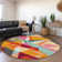 Machine Washable Indoor/Outdoor Claudian ACN1611 Orange Rug