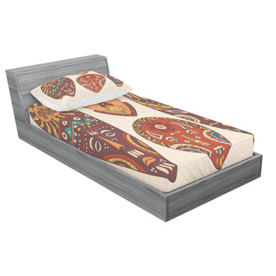 Mask Aborigine Cultural Sheet Set