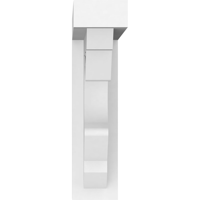 Standard Sheridan Architectural Grade PVC Bracket, 8" H x 2" W x 8" D