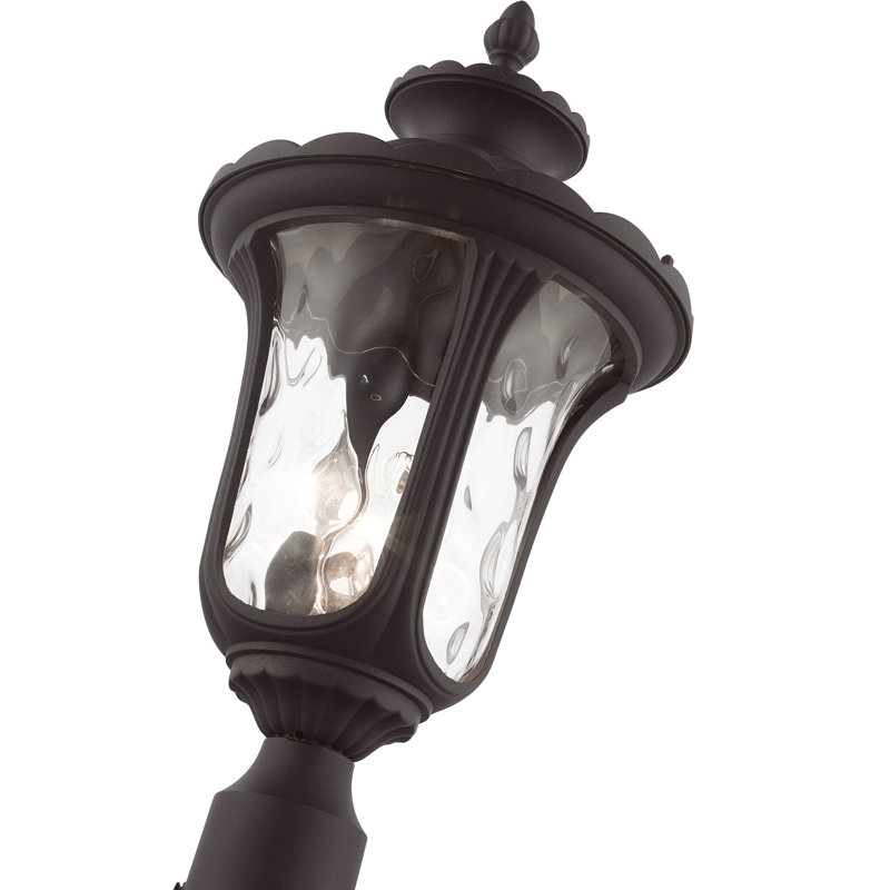 Tête de lanterne câblée 1 lumière Arelene, H 22 po x l 11 po, Bronze