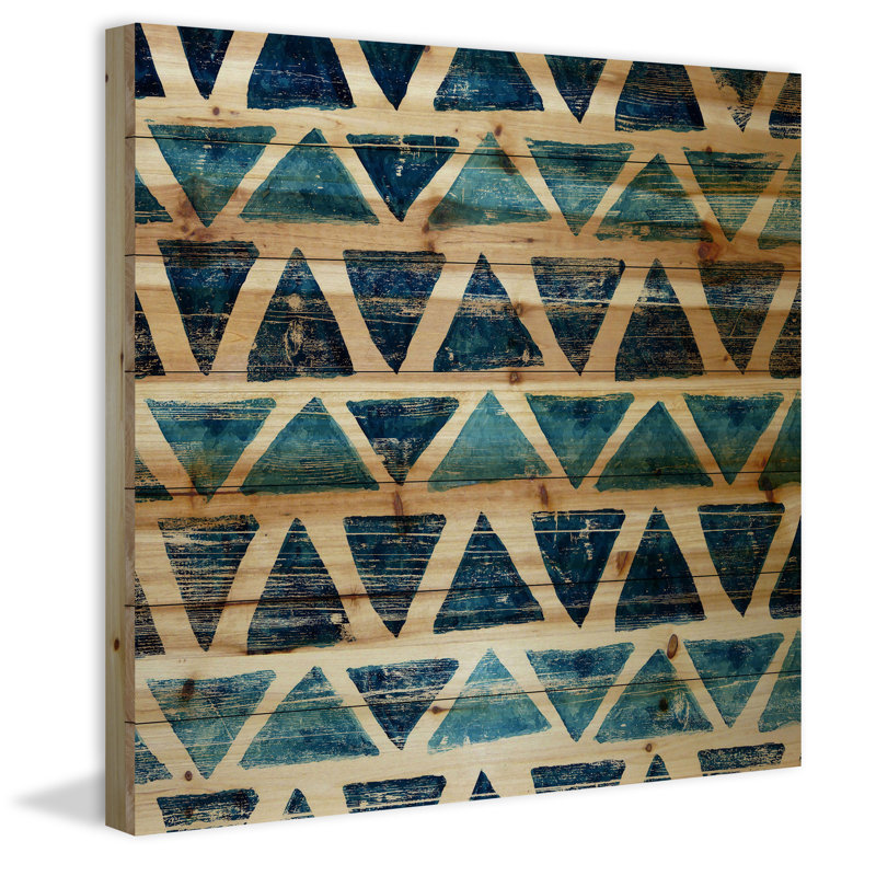 Triangles - No Frame Painting on Wood, 61 cm H x 61 cm W