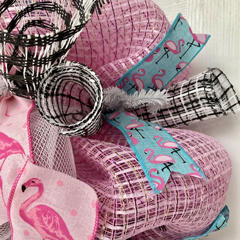Couronne de flamant rose