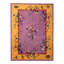 Purple Traditional Art Deco Wool Rug - 8' x 10'