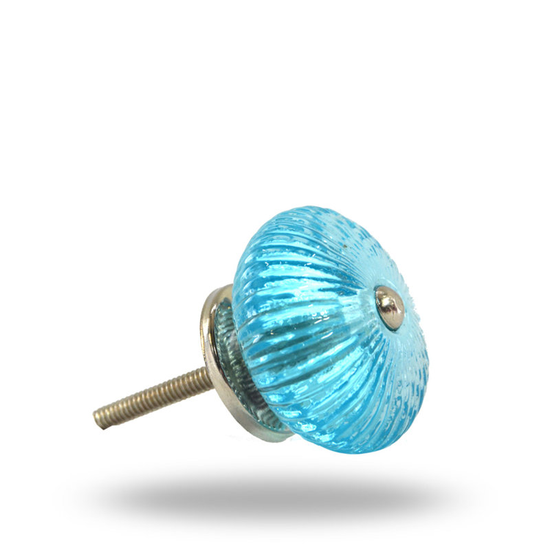 Multipack nervuré de champignon surdimensionné de 1,8 po de diamètre, Bleu / argent