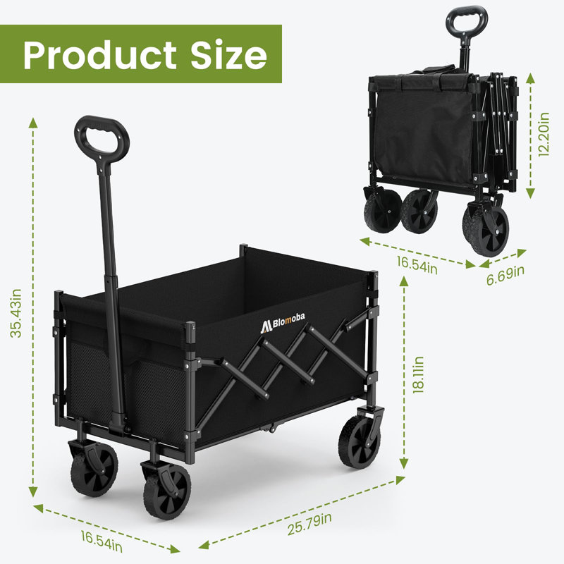 Chariot pliable d'une capacité de 220 lb