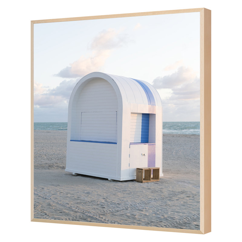 Beach Stand 7 Print by Kwak, Tommy, 44'' H x 36'' W, Gold Picture Framed