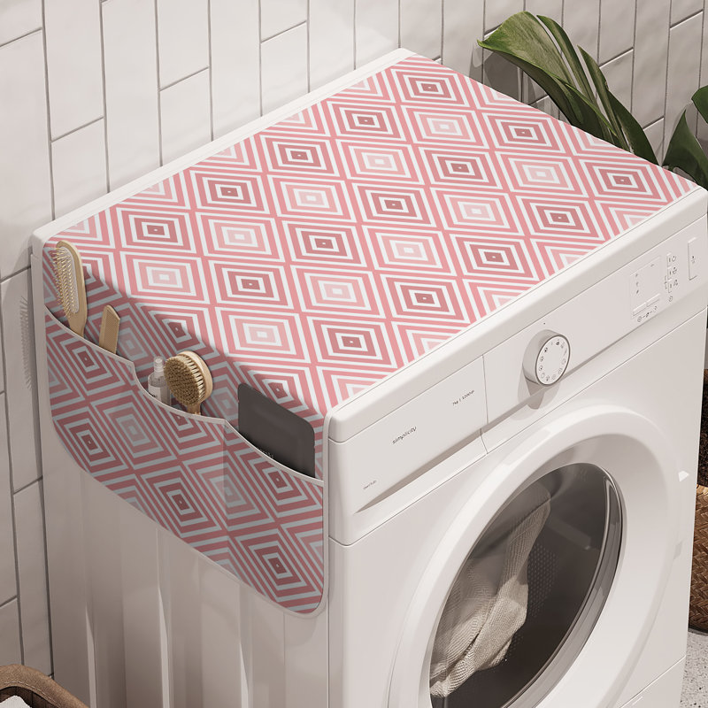 Ensemble de 2 boîtes de rangement géométriques 47 po x 18,5 po East Urban Home