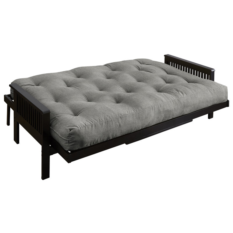 Matelas de futon Dipietro, Grand lit, 10 po, Marron clair