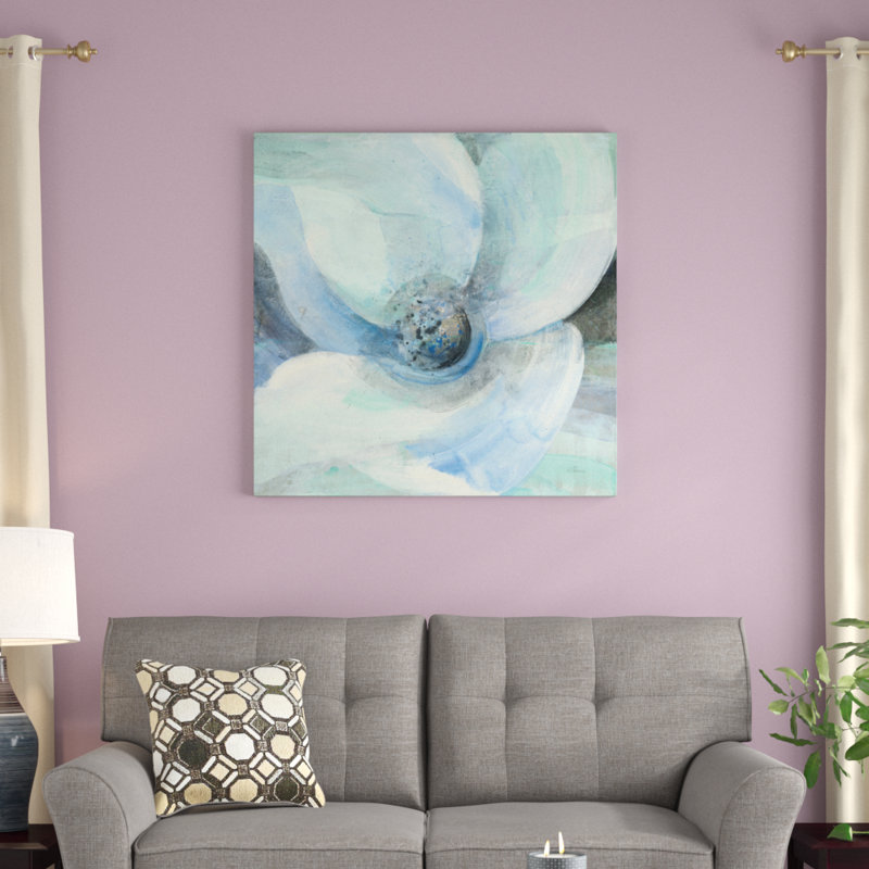 Moonlight Magnolia II by Albena Hristova - No Frame Painting on Canvas, 91cm H x 91cm W