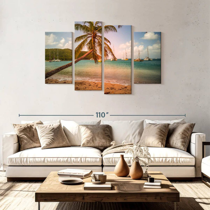 Gillard Tobago Cays Gillard Palm, 48" H x 75" W