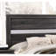 Lit double gris avec rangement - Bois d'ingénierie et conception fonctionnelle pour un confort pratique